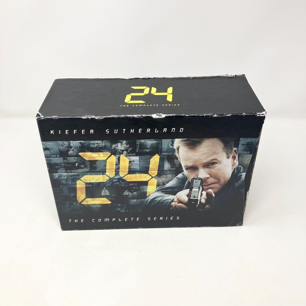 24: The Complete Series Box Set TV Seasons 1-8 DVDs + Bonus Disc COMPLETE!